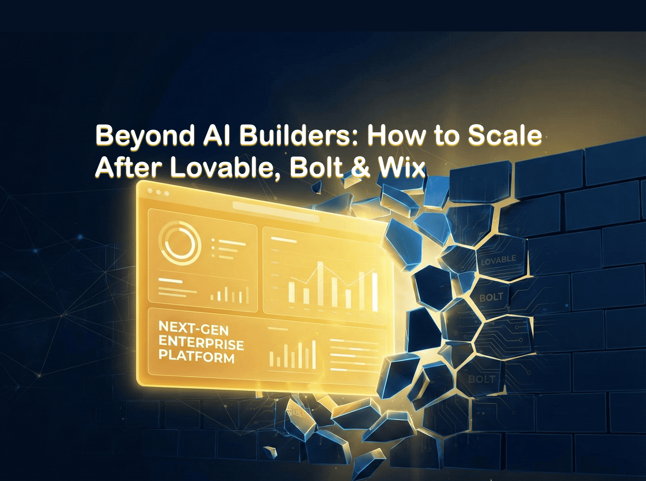 Beyond AI Builders: How to Scale After Lovable, Bolt & Wix