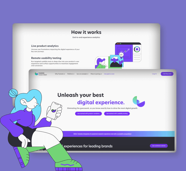 Trymata project screenshot