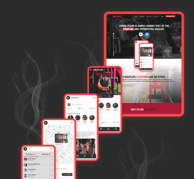 HotSpotz project screenshot