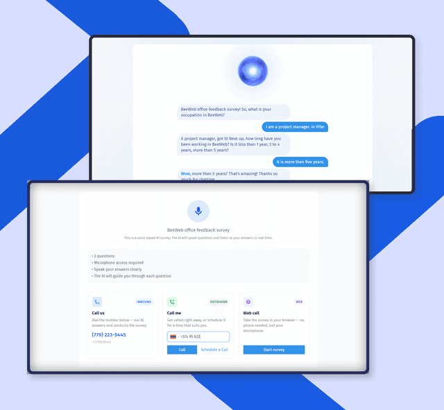 Voice AI project screenshot