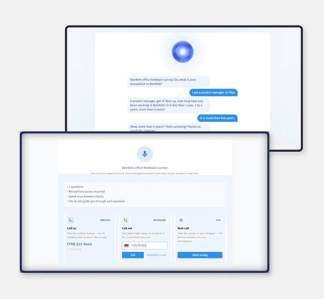 Voice AI project screenshot