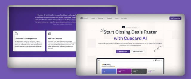 CueCard │Case Study │Web Application │ BeeWeb